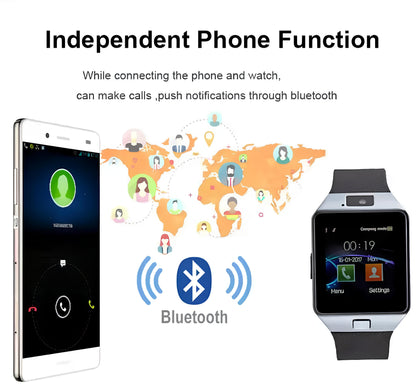 Android 5g sim calling smartwatch with camera (1 Year Warranty)