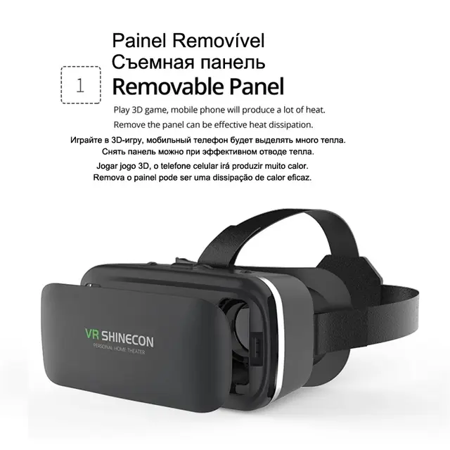 VR Shiencon 3D Reality glass headset box ( warranty)