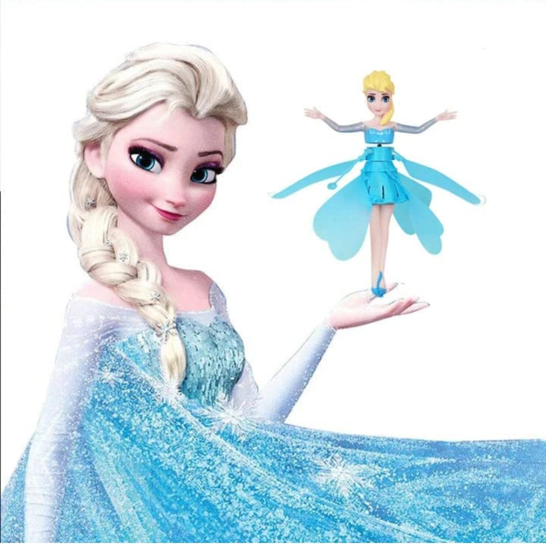 Flying Fair Blue Princess Doll Toy (Hand touch Sensory Fly)