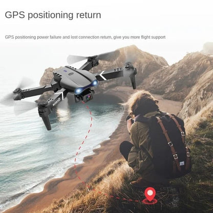 E99 pro K3 Foldable Remote-control 4k drone with dual camera & battery (1 year warranty)